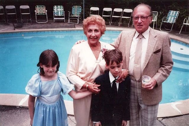 A young Jake Dobkin and family.
